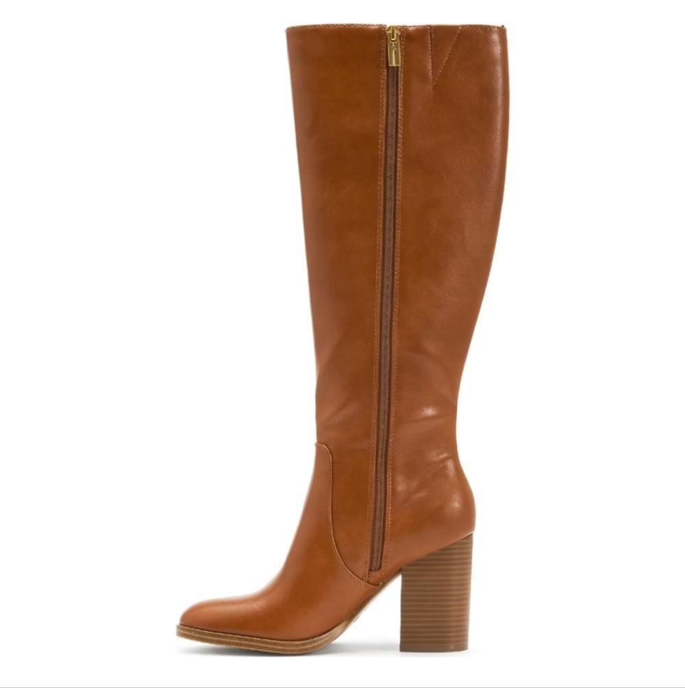 TOMMY HILFIGER NEW KNEE HIGH BLOCK HEEL BOOTS - Picture 3 of 12